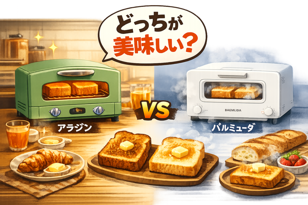 アラジンとバルミューダトースター