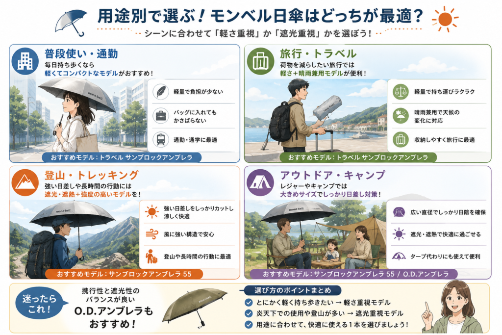 利用シーン別おすすめ