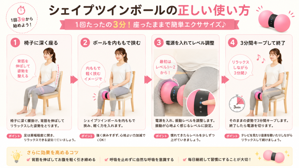 シェイプツインボールの使い方ガイド